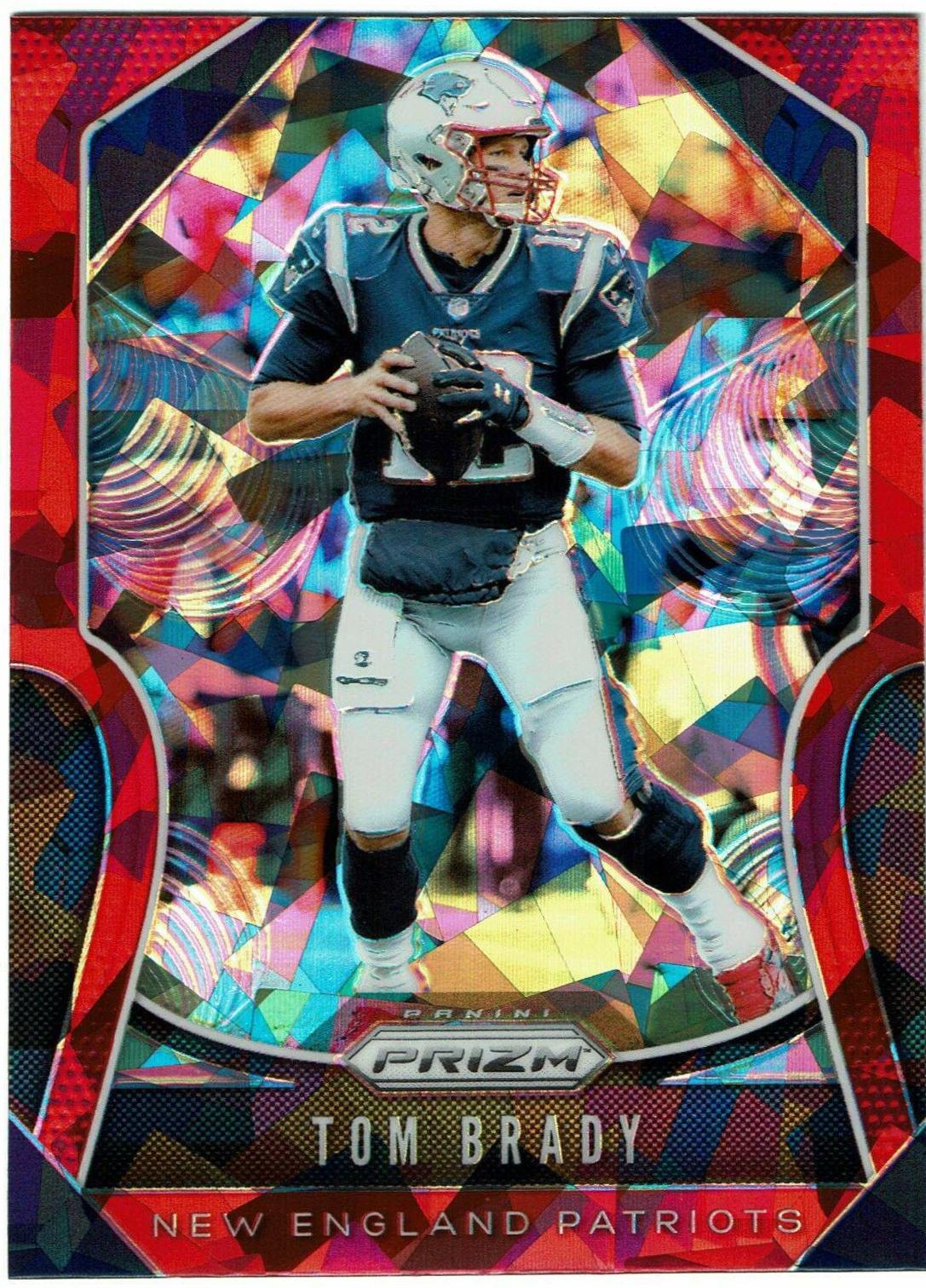Tom Brady [Red Ice Prizm] #18