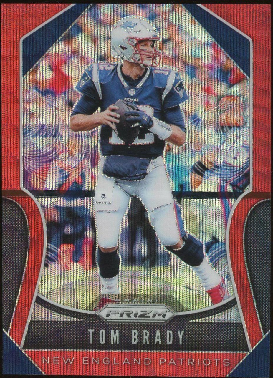 Tom Brady [Red Wave Prizm] #18