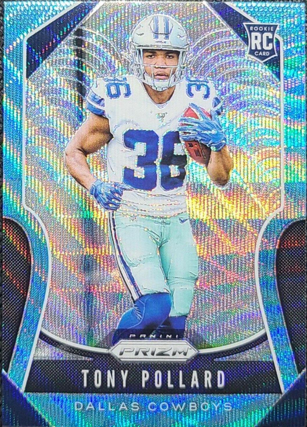 Tony Pollard [Blue Wave Prizm] #339