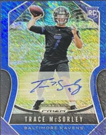 Trace McSorley [Autograph Blue Shimmer Prizm] #309