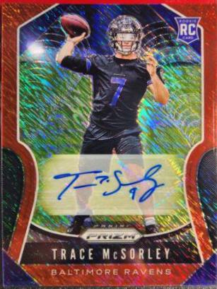 Trace McSorley [Autograph Red Shimmer Prizm] #309