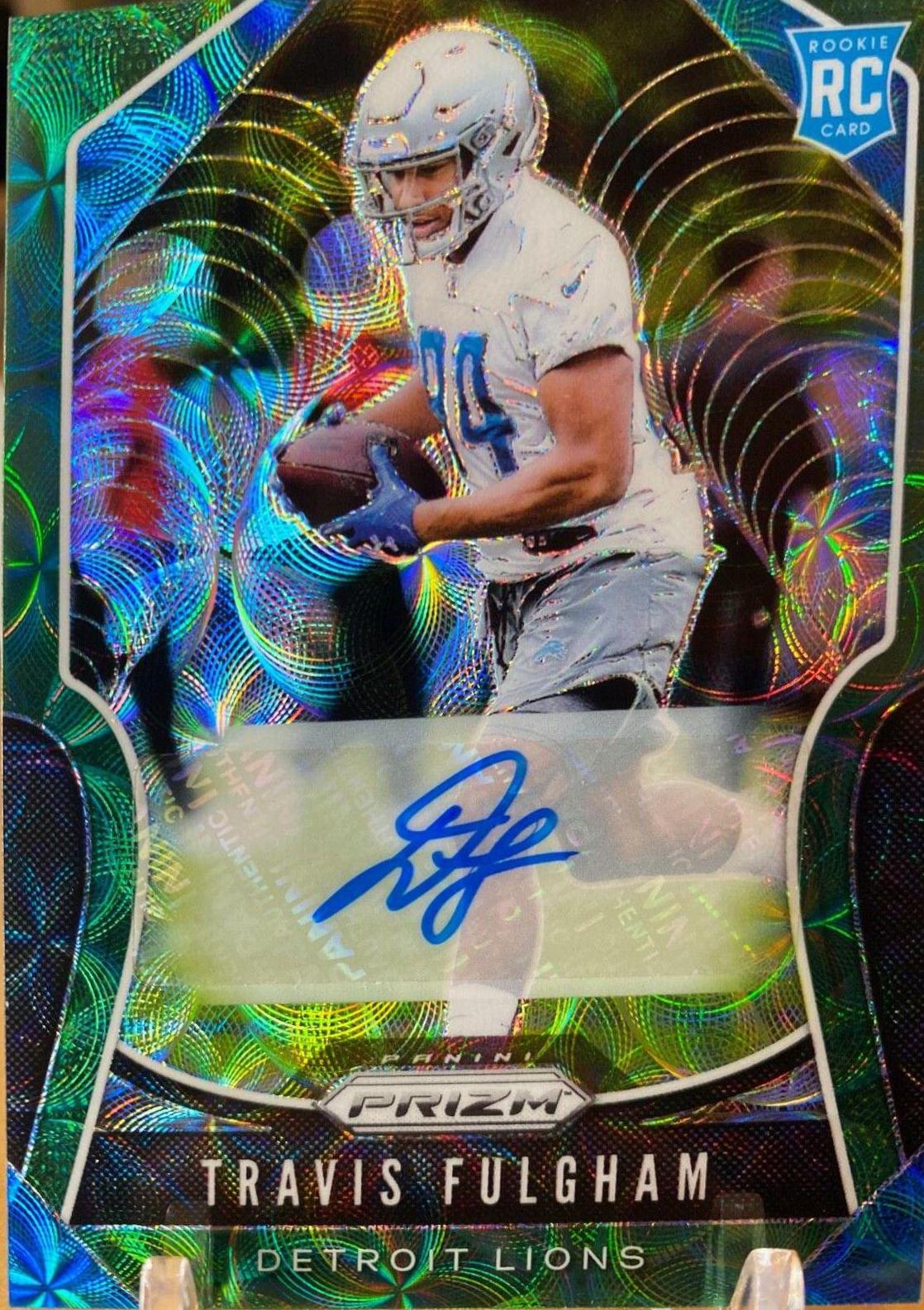 Travis Fulgham [Autograph Green Scope Prizm] #359