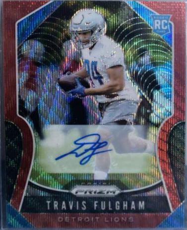 Travis Fulgham [Autograph Red Shimmer Prizm] #359