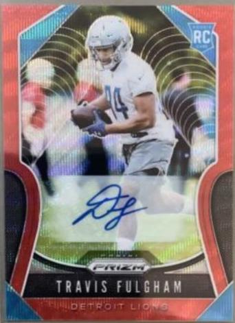 Travis Fulgham [Autograph Red Wave Prizm] #359