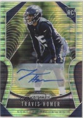 Travis Homer [Autograph Neon Green Prizm] #340