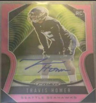 Travis Homer [Autograph Pink Prizm] #340