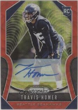 Travis Homer [Autograph Red Wave Prizm] #340