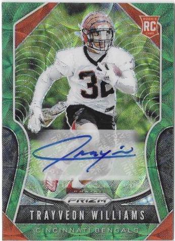 Trayveon Williams [Autograph Green Scope Prizm] #329