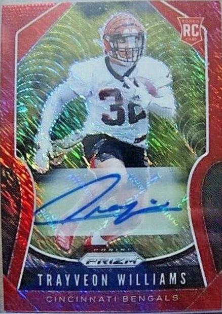 Trayveon Williams [Autograph Red Shimmer Prizm] #329