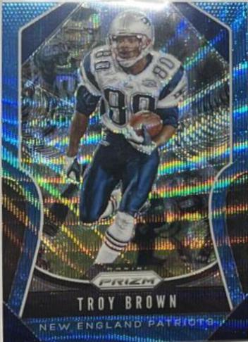 Troy Brown [Blue Wave Prizm] #267