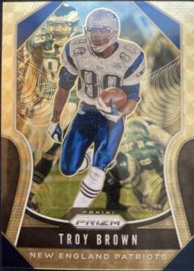 Troy Brown [Gold Vinyl Prizm] #267