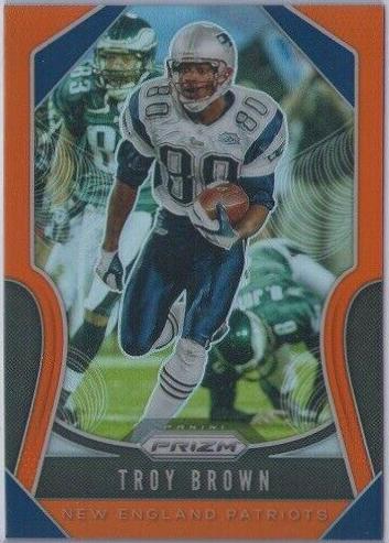 Troy Brown [Orange Prizm] #267
