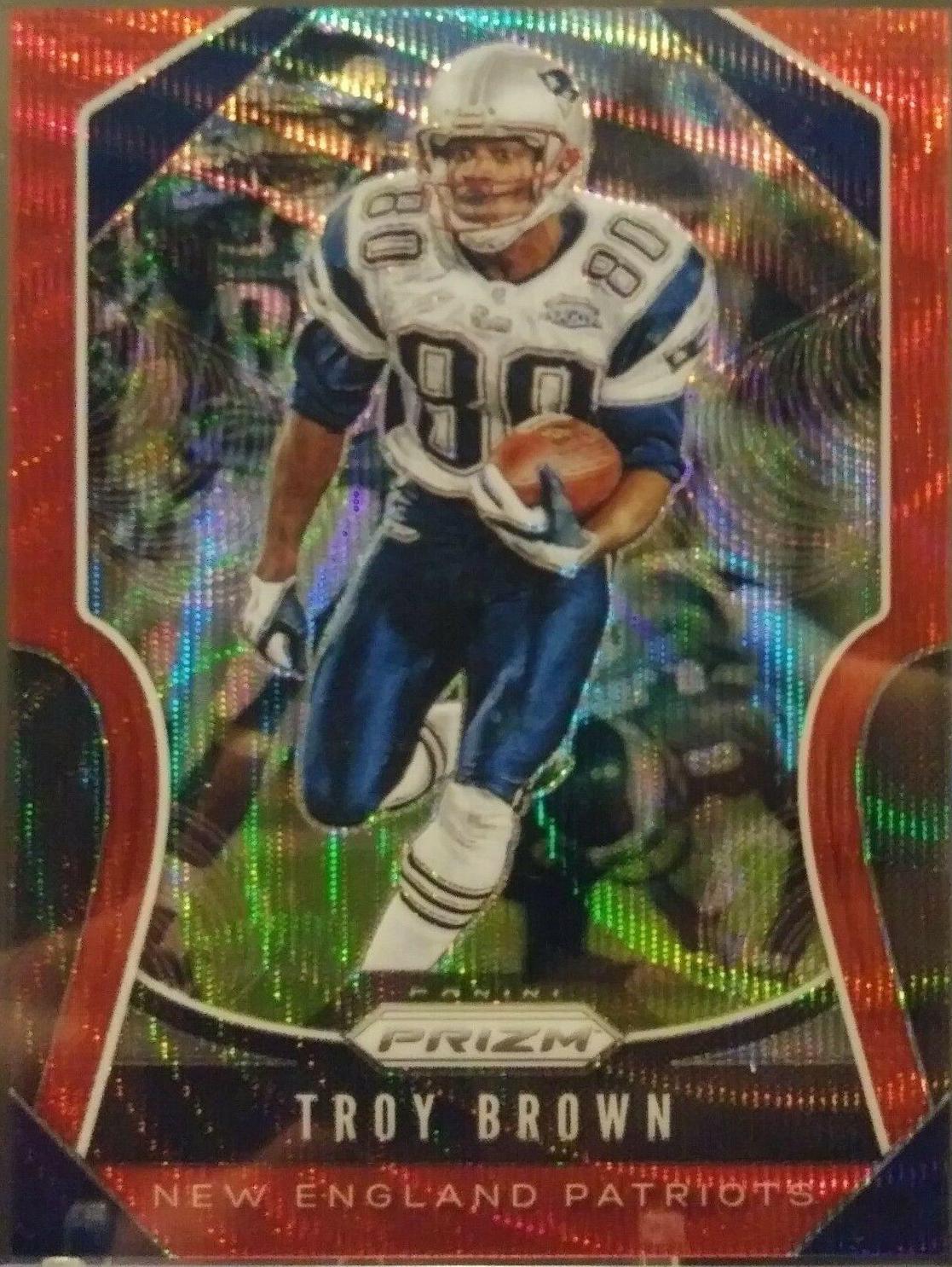 Troy Brown [Red Wave Prizm] #267