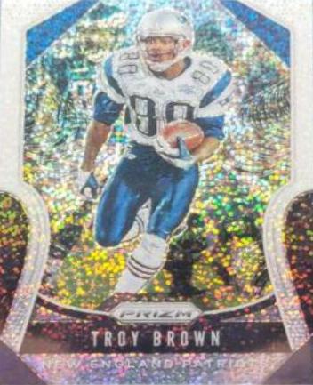 Troy Brown [White Sparkle Prizm] #267