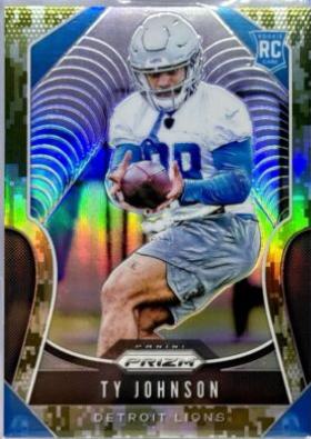 Ty Johnson [Autograph Camo Prizm] #399