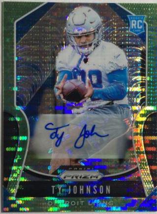 Ty Johnson [Autograph Green Scope Prizm] #399