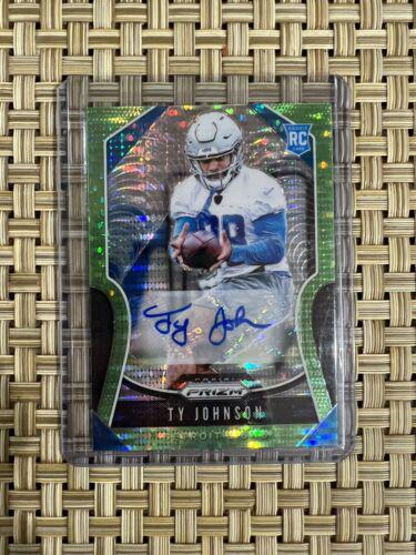 Ty Johnson [Autograph Neon Green Prizm] #399