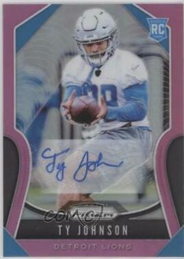 Ty Johnson [Autograph Pink Prizm] #399