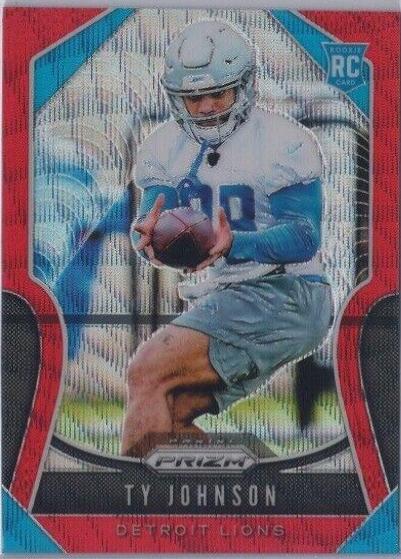 Ty Johnson [Autograph Red Wave Prizm] #399
