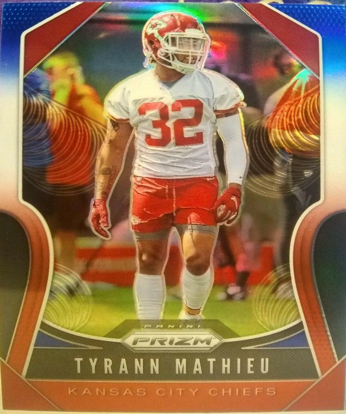 Tyrann Mathieu [Red, White, Blue Prizm] #214