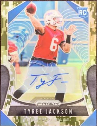 Tyree Jackson [Autograph Camo Prizm] #321