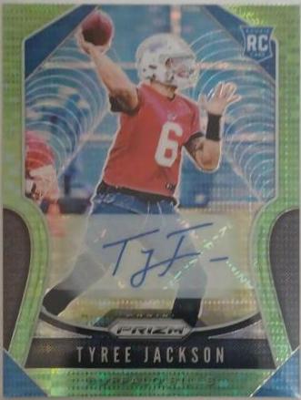 Tyree Jackson [Autograph Neon Green Prizm] #321
