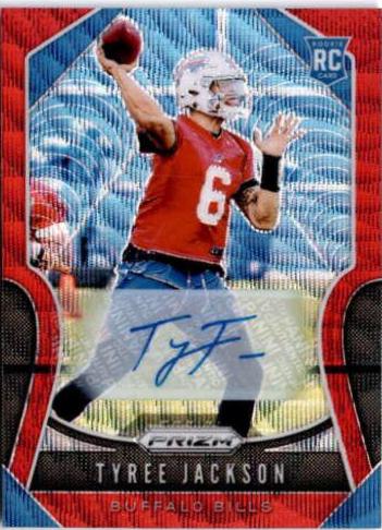 Tyree Jackson [Autograph Red Shimmer Prizm] #321