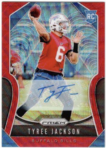 Tyree Jackson [Autograph Red Wave Prizm] #321