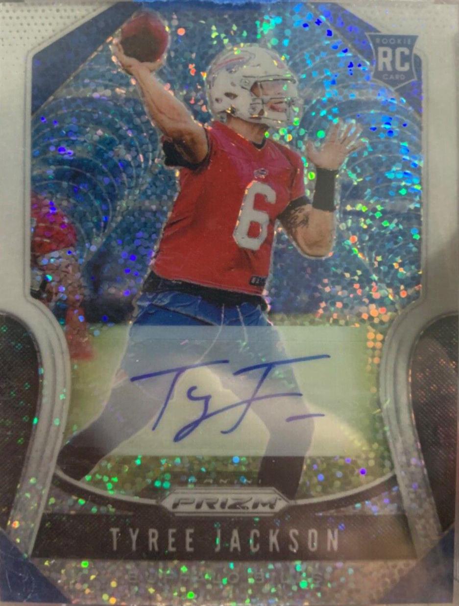 Tyree Jackson [Autograph White Sparkle Prizm] #321