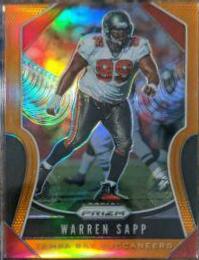 Warren Sapp [Orange Prizm] #296