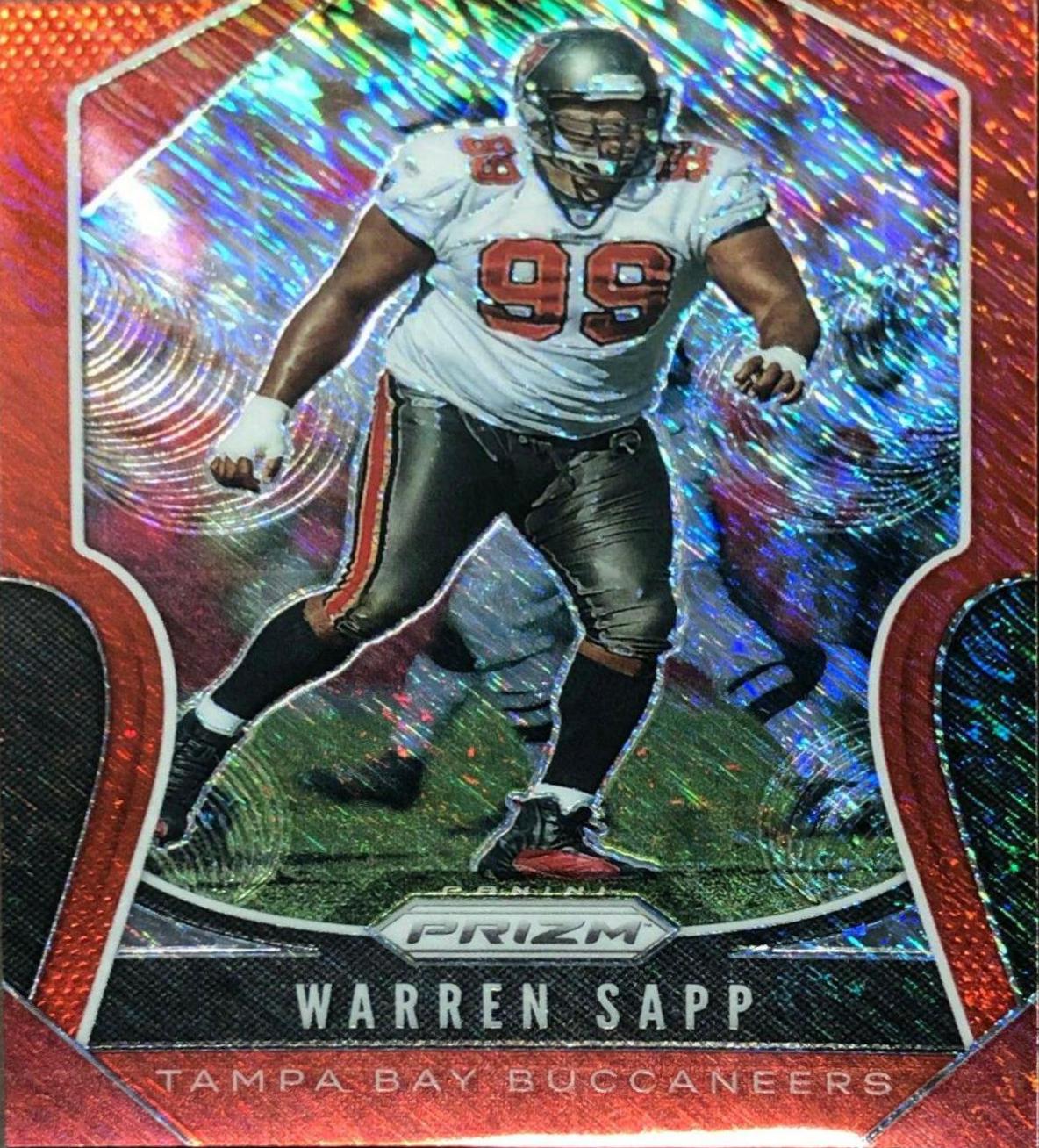 Warren Sapp [Red Prizm] #296