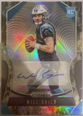 Will Grier [Autograph Camo Prizm] #305