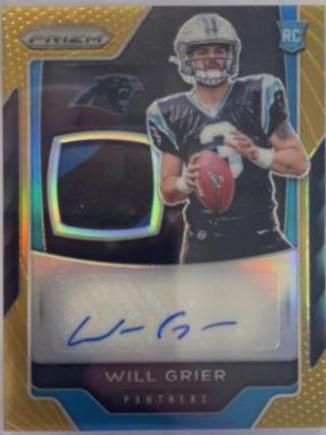 Will Grier [Autograph Gold Prizm] #305