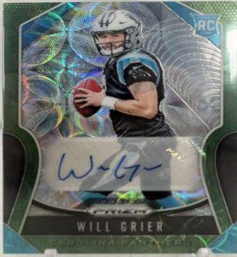Will Grier [Autograph Green Scope Prizm] #305