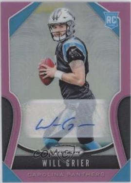 Will Grier [Autograph Pink Prizm] #305