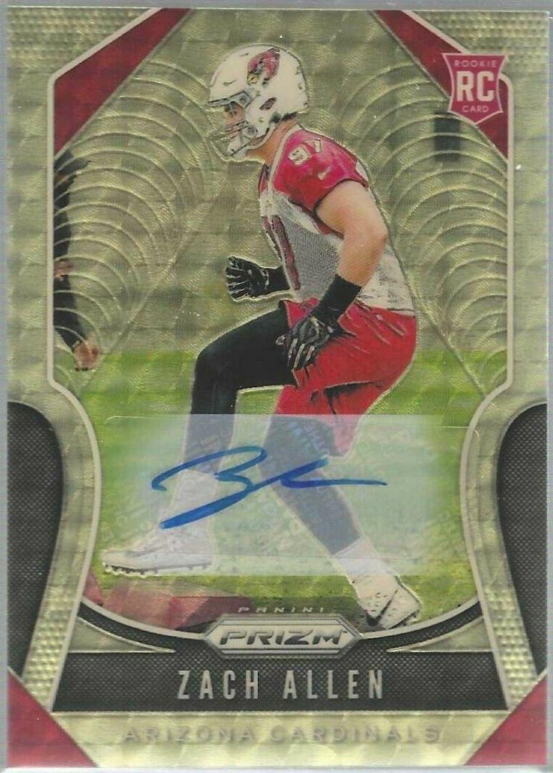 Zach Allen [Autograph Gold Vinyl Prizm] #389