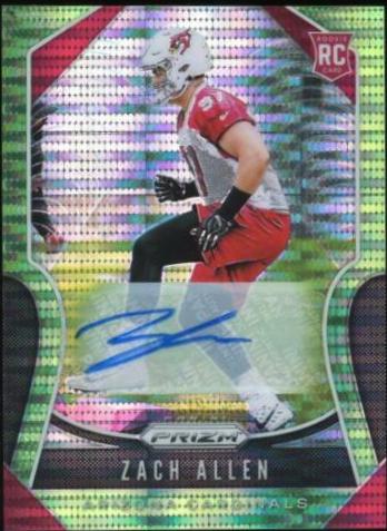 Zach Allen [Autograph Neon Green Prizm] #389