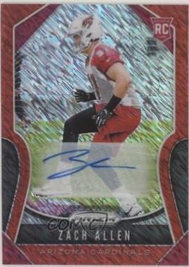 Zach Allen [Autograph Red Shimmer Prizm] #389