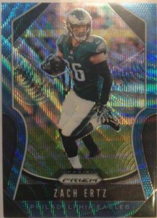 Zach Ertz [Blue Wave Prizm] #54