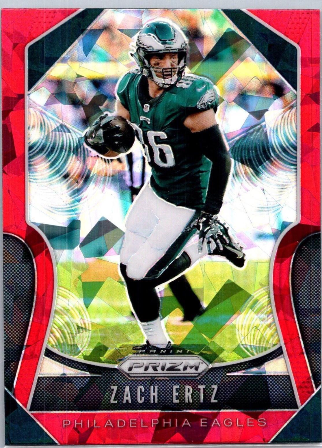 Zach Ertz [Red Ice Prizm] #54