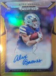 Alex Barnes [Autograph Gold Prizm] #149