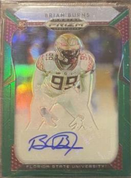 Brian Burns [Autograph Green Prizm] #208