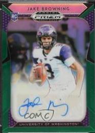 Jake Browning [Autograph Green Prizm] #278