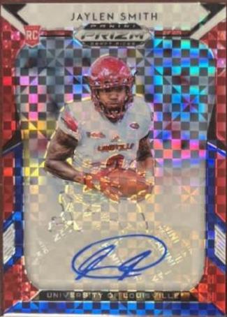 Jaylen Smith [Autograph Red, White, Blue Prizm] #265