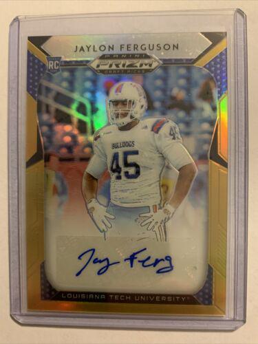 Jaylon Ferguson [Autograph Gold Prizm] #163