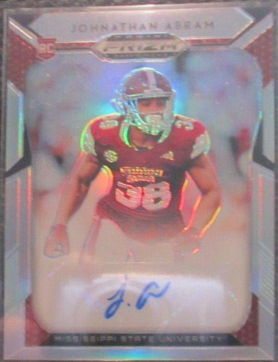 Johnathan Abram [Autograph Red Prizm] #160