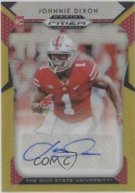 Johnnie Dixon [Autograph Gold Prizm] #298