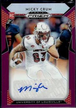 Micky Crum [Autograph Purple Prizm] #223
