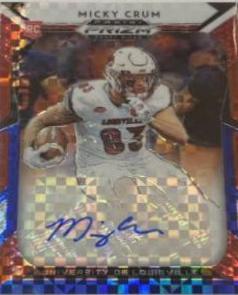 Micky Crum [Autograph Red, White, Blue Prizm] #223