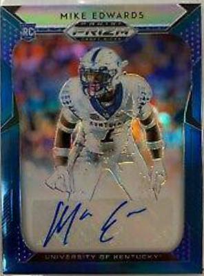 Mike Edwards [Autograph Blue Prizm] #299